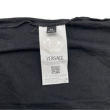 ヴェルサーチ VERSACE ロゴTシャツ 1011860 ブラック コットン メンズ 半袖Ｔシャツ