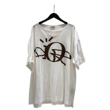 クリスチャン・ディオール Christian Dior ×Travis Scott　ロゴプリントTシャツ　SS 283J632A0752 コットン メンズ 半袖Ｔシャツ