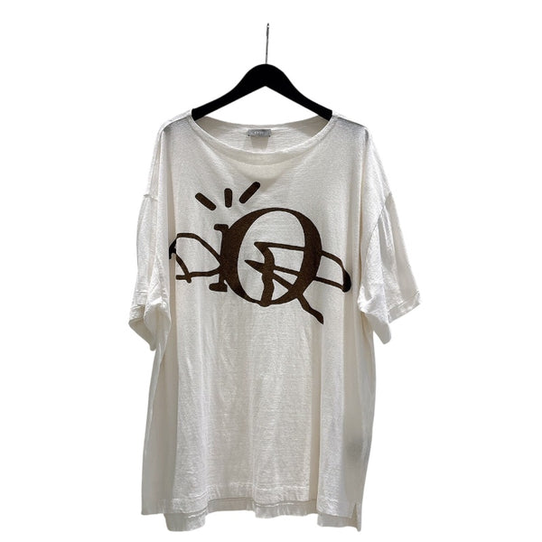 クリスチャン・ディオール Christian Dior ×Travis Scott　ロゴプリントTシャツ　SS 283J632A0752 コットン メンズ 半袖Ｔシャツ