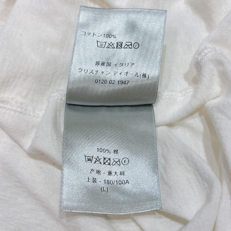 クリスチャン・ディオール Christian Dior ×Travis Scott　ロゴプリントTシャツ　SS 283J632A0752 コットン メンズ 半袖Ｔシャツ
