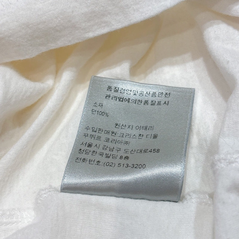 クリスチャン・ディオール Christian Dior ×Travis Scott　ロゴプリントTシャツ　SS 283J632A0752 コットン メンズ 半袖Ｔシャツ