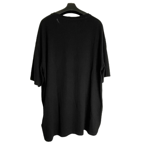 ヴァレンティノ VALENTINO ロゴパッチTシャツ XV3MG11H861 ブラック コットン メンズ 半袖Ｔシャツ