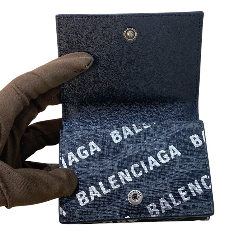 バレンシアガ BALENCIAGA キャッシュミニウォレット 594312 ブラック レザー ユニセックス 三つ折り財布 |  中古ブランドリユースショップ OKURA(おお蔵)