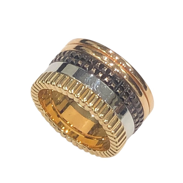 ブシュロン BOUCHERON キャトルクラシックリング ラージ マルチカラー K18ゴールド ジュエリー