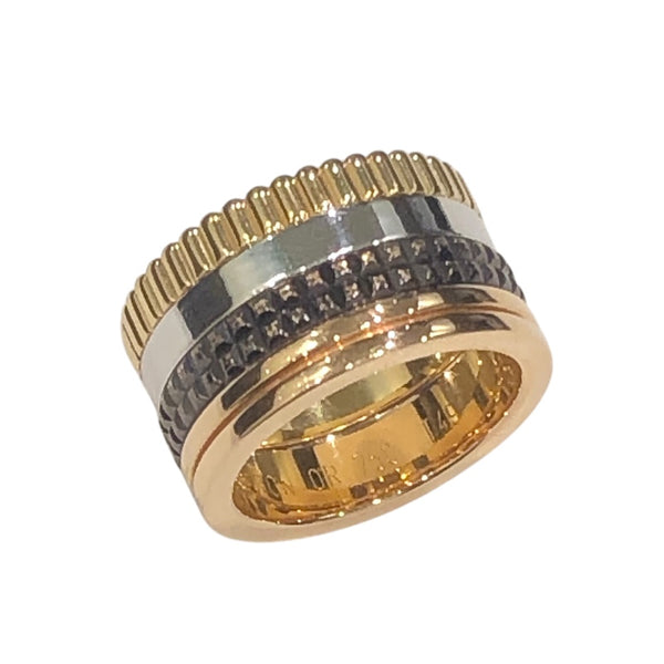 ブシュロン BOUCHERON キャトルクラシックリング ラージ マルチカラー K18ゴールド ジュエリー