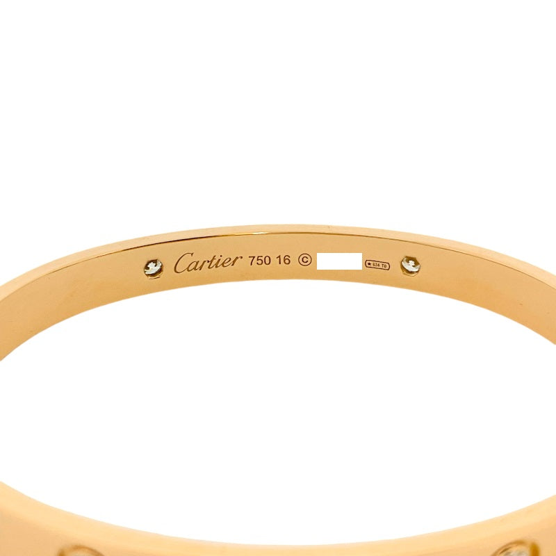 カルティエ Cartier ラブ ブレスレット 4Pダイヤモンド K18PG ダイヤモンド ジュエリー