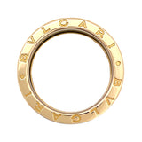 ブルガリ BVLGARI ビーゼロワン リング 2バンド K18YG セラミック ジュエリー