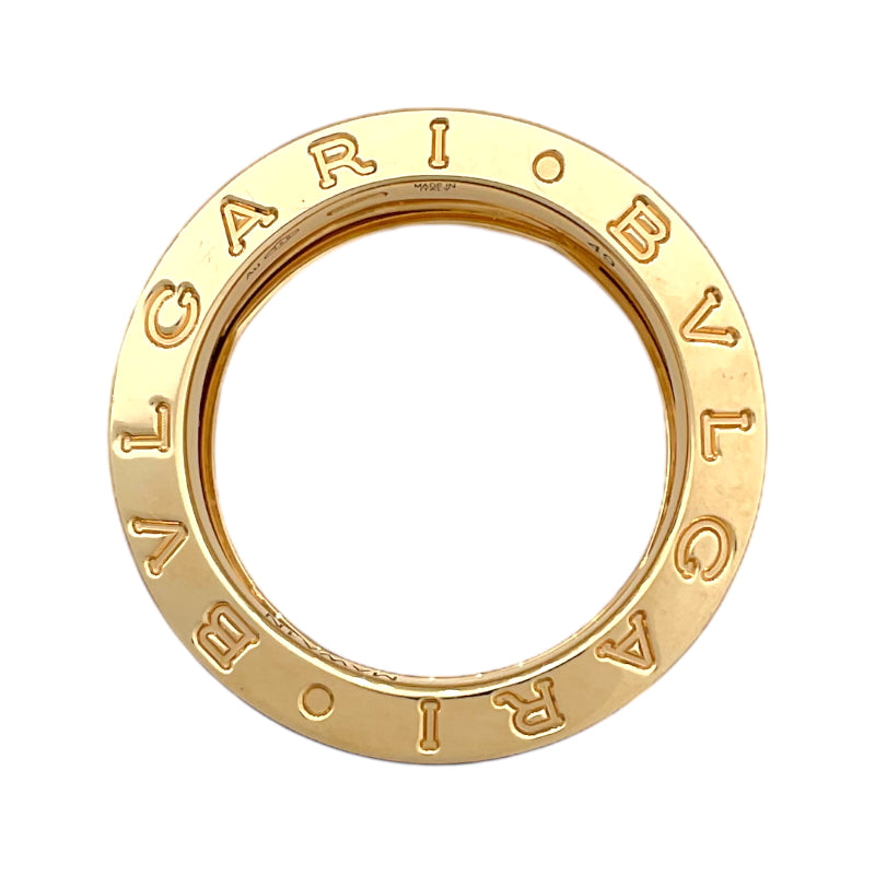 ブルガリ BVLGARI ビーゼロワン デザインレジェンド ダイヤモンドリング K18PG ダイヤモンド ジュエリー