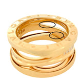 ブルガリ BVLGARI ビーゼロワン デザインレジェンド ダイヤモンドリング K18PG ダイヤモンド ジュエリー