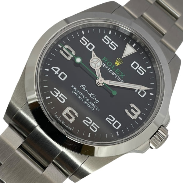 ロレックス ROLEX エアキング ランダムシリアル 126900 ブラック SS 自動巻き メンズ 腕時計