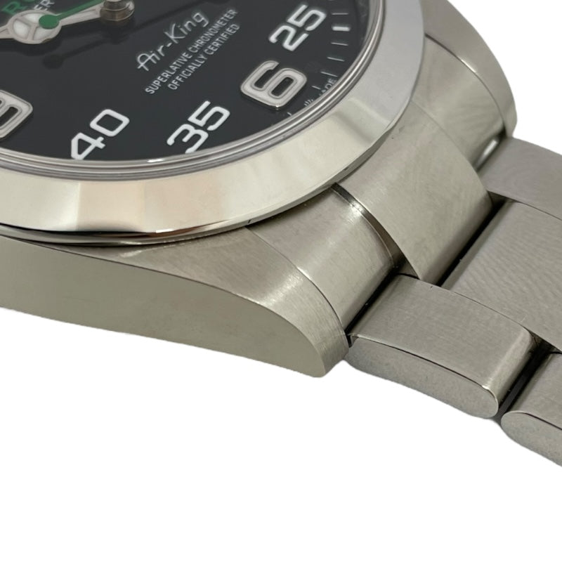 ロレックス ROLEX エアキング ランダムシリアル 126900 ブラック SS 自動巻き メンズ 腕時計