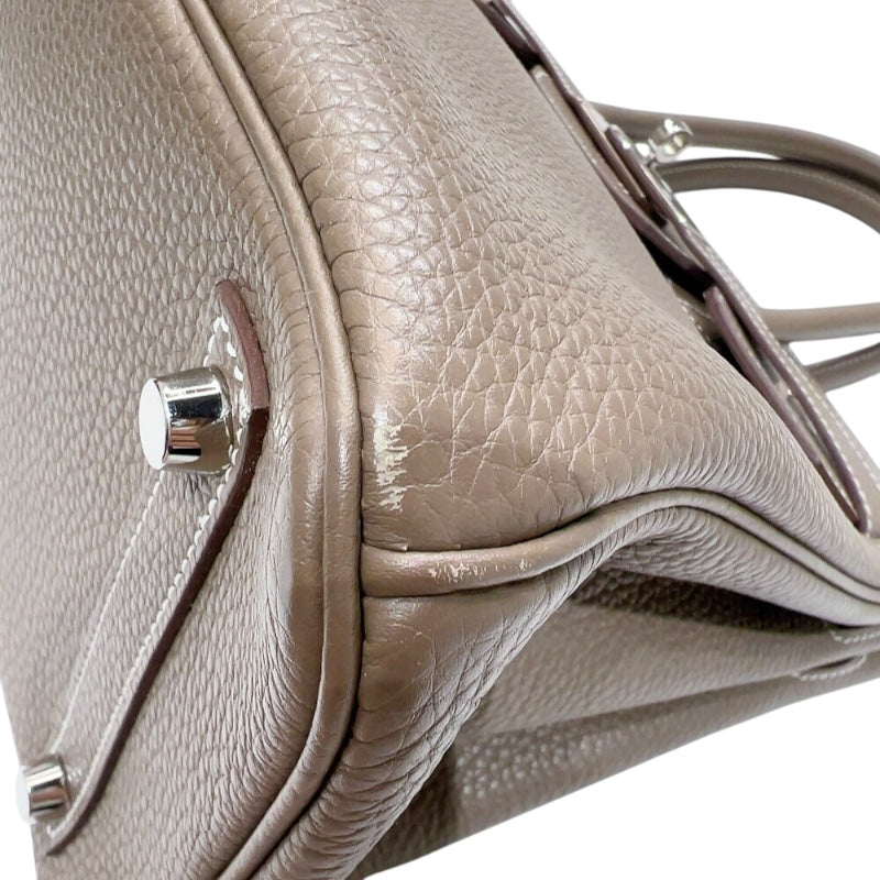 エルメス HERMES バーキン30 U刻印　(2022年製) エトゥープ　シルバー金具 トゴ レディース ハンドバッグ