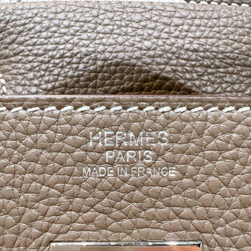 エルメス HERMES バーキン30 U刻印　(2022年製) エトゥープ　シルバー金具 トゴ レディース ハンドバッグ