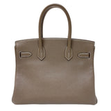 エルメス HERMES バーキン30 U刻印　(2022年製) エトゥープ　シルバー金具 トゴ レディース ハンドバッグ