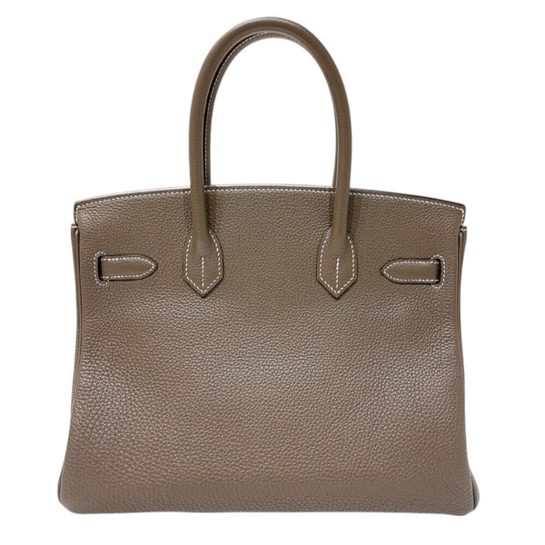 エルメス HERMES バーキン30 U刻印　(2022年製) エトゥープ　シルバー金具 トゴ レディース ハンドバッグ