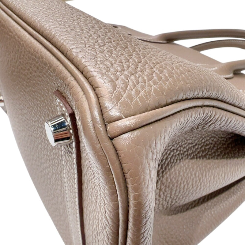エルメス HERMES バーキン30 U刻印　(2022年製) エトゥープ　シルバー金具 トゴ レディース ハンドバッグ