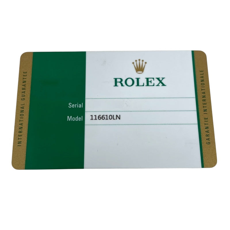 ロレックス ROLEX サブマリーナ デイト ランダムシリアル 116610LN ブラック SS 自動巻き メンズ 腕時計