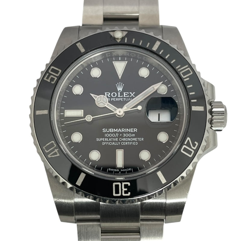 ロレックス ROLEX サブマリーナ デイト ランダムシリアル 116610LN ブラック SS 自動巻き メンズ 腕時計