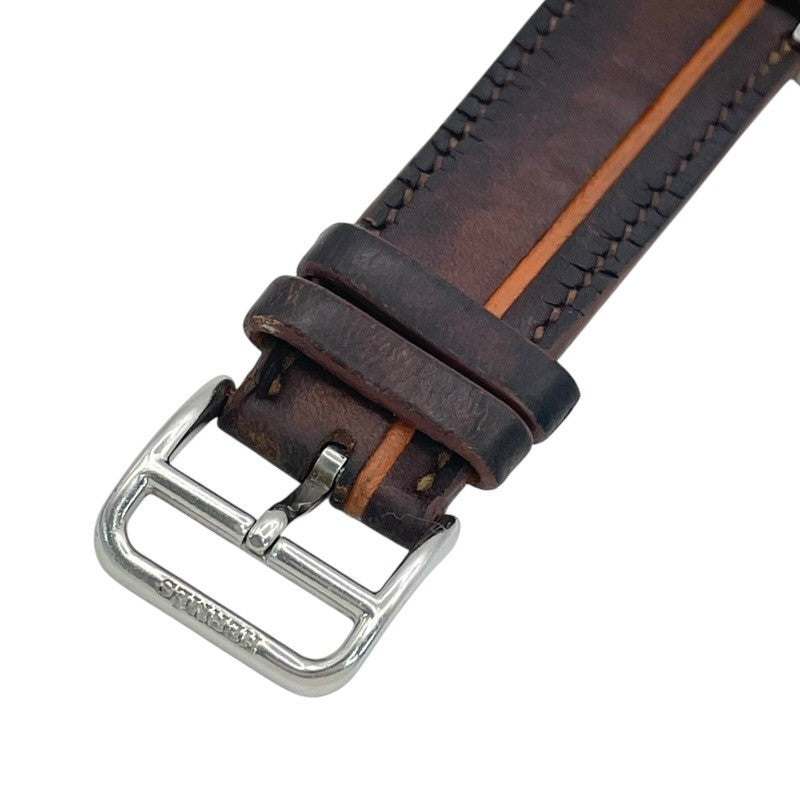 エルメス HERMES Hウォッチ HH1.510 ブラウン SS/革ベルト クオーツ レディース 腕時計