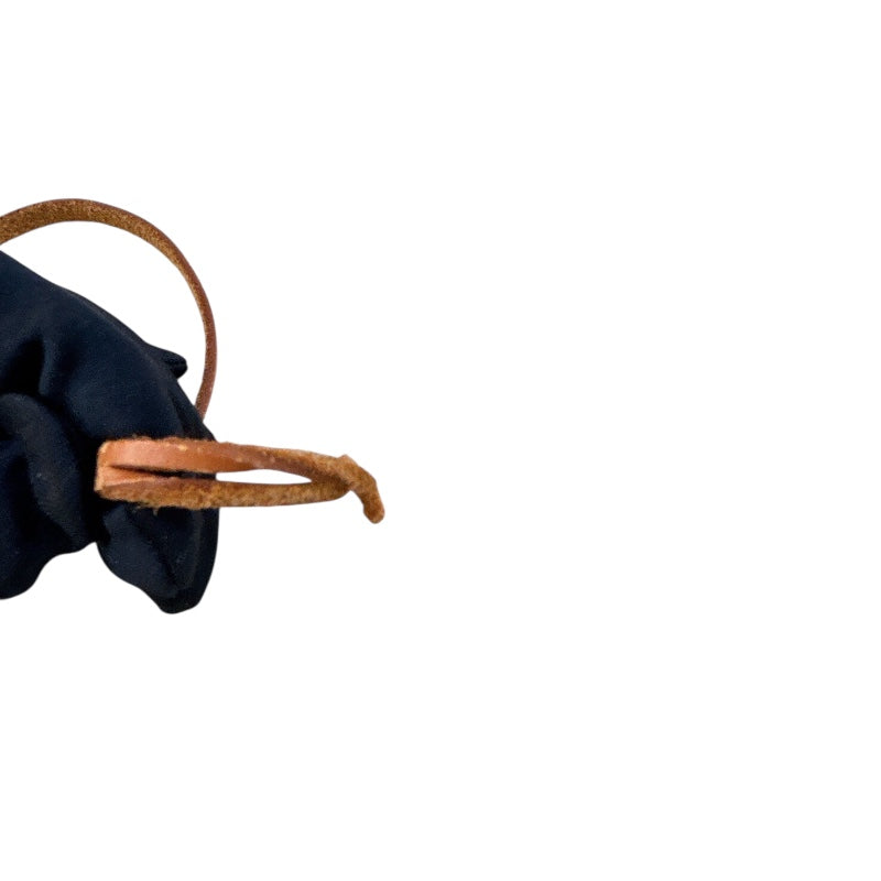 エルメス HERMES エールバッグPM □D刻 ブラック・ゴールド　シルバー金具 トワル レディース ハンドバッグ