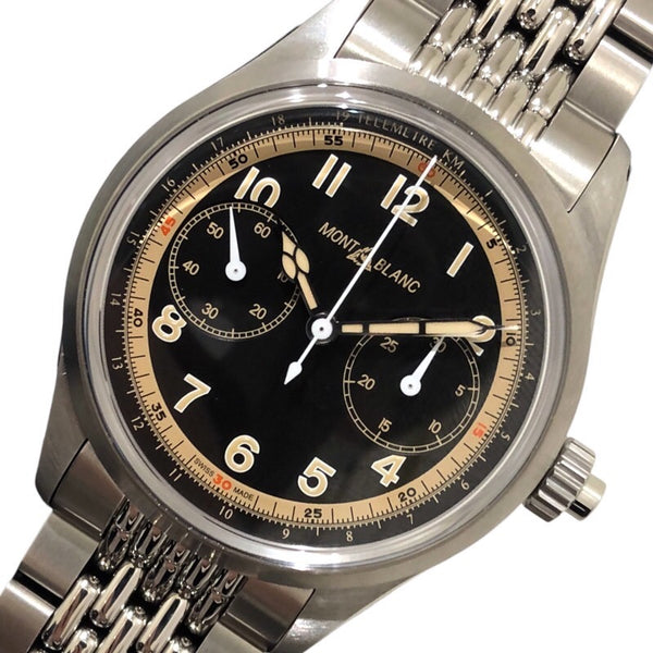 モンブラン MONT BLANC モノプッシャークロノグラフ 125582 ss メンズ