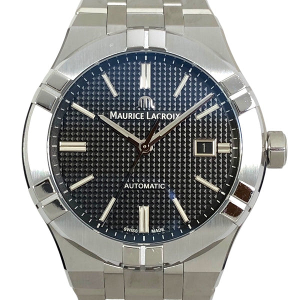 モーリス・ラクロア MAURICE LACROIX アイコン オートマティック AI6008-SS002-30-2 ブラック SS メンズ 腕時計