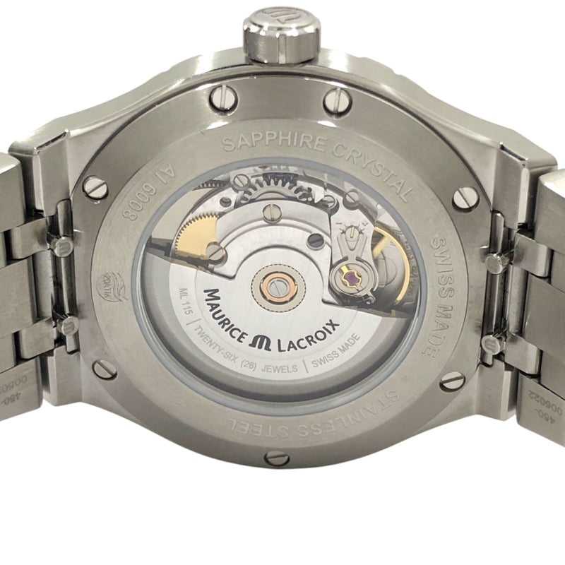 モーリス・ラクロア MAURICE LACROIX アイコン オートマティック AI6008-SS002-30-2 ブラック SS メンズ 腕時計
