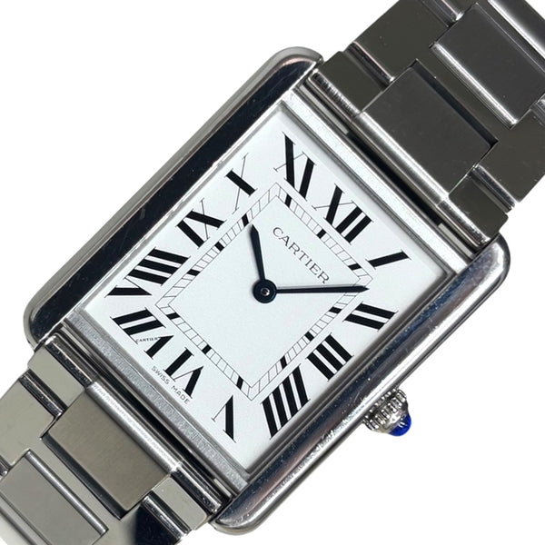 カルティエ Cartier タンク ソロ LM W5200014 シルバー SS メンズ 腕時計