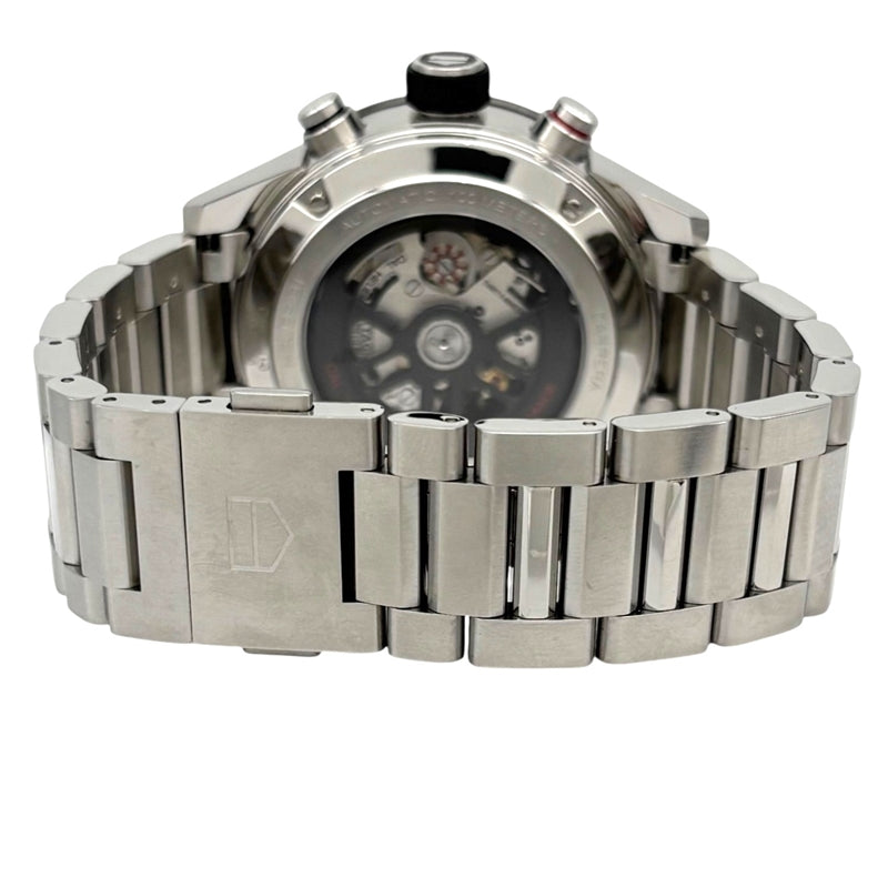 タグ・ホイヤー TAG HEUER カレラ キャリバーホイヤー01 クロノグラフ CAR201U.BA0766 スケルトン SS 自動巻き メンズ 腕時計