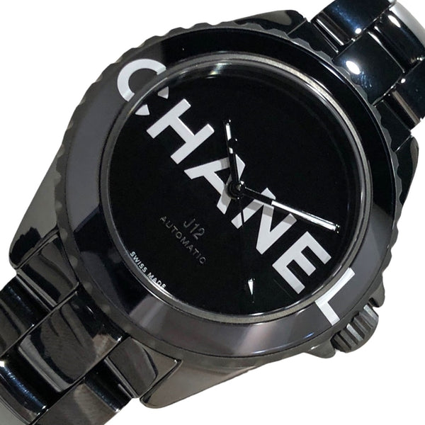 シャネル CHANEL J12 ウォンテッド ドゥシャネル 38MM H7418 ブラック セラミック メンズ 腕時計
