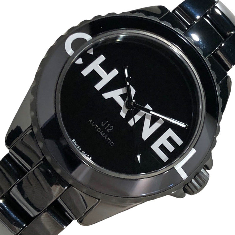 シャネル CHANEL J12 ウォンテッド ドゥシャネル 38MM H7418 ブラック セラミック メンズ 腕時計