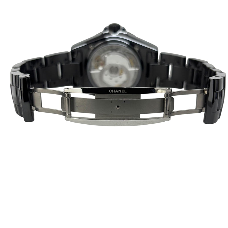 シャネル CHANEL J12 ウォンテッド ドゥシャネル 38MM H7418 ブラック セラミック メンズ 腕時計