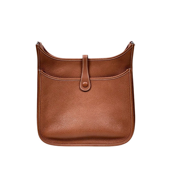 エルメス HERMES エヴリン3 PM ゴールド シルバー金具 トリヨン レディース ショルダーバッグ