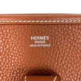 エルメス HERMES エヴリン3 PM ゴールド シルバー金具 トリヨン レディース ショルダーバッグ