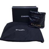 シャネル CHANEL CHANEL22 ミニバッグ AS3980 ブラック GD金具 シャイニーカーフスキン レディース ショルダーバッグ
