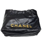 シャネル CHANEL CHANEL22 ミニバッグ AS3980 ブラック GD金具 シャイニーカーフスキン レディース ショルダーバッグ