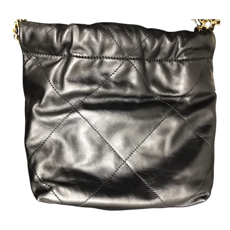 シャネル CHANEL CHANEL22 ミニバッグ AS3980 ブラック GD金具