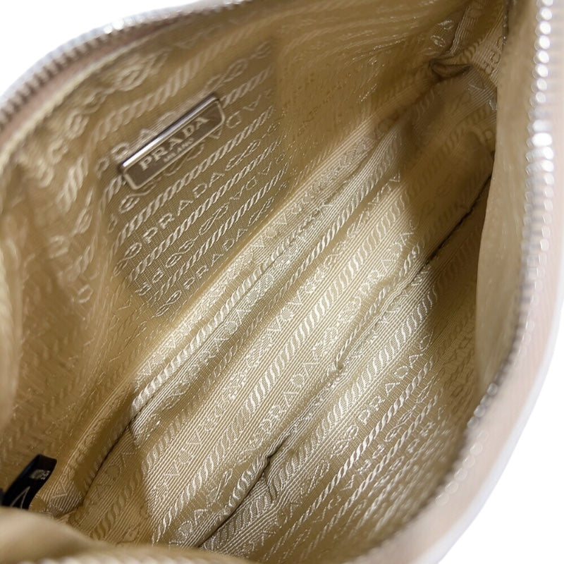 プラダ PRADA Re-Edition 2005 バッグ 1BH204 ホワイト シルバー