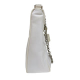 プラダ PRADA Re-Edition 2005 バッグ 1BH204 ホワイト　シルバー金具 ナイロン レディース ショルダーバッグ