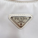 プラダ PRADA Re-Edition 2005 バッグ 1BH204 ホワイト　シルバー金具 ナイロン レディース ショルダーバッグ