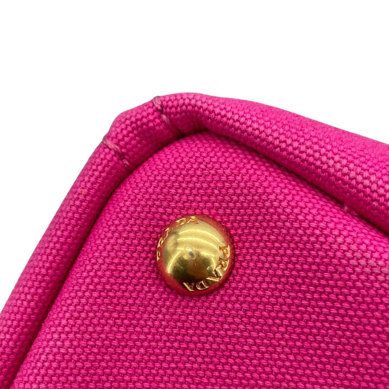 プラダ PRADA カナパXXS B2439G ピンク キャンバス レディース