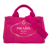 プラダ PRADA カナパXXS B2439G ピンク キャンバス レディース トートバッグ