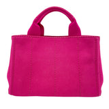 プラダ PRADA カナパXXS B2439G ピンク キャンバス レディース トートバッグ