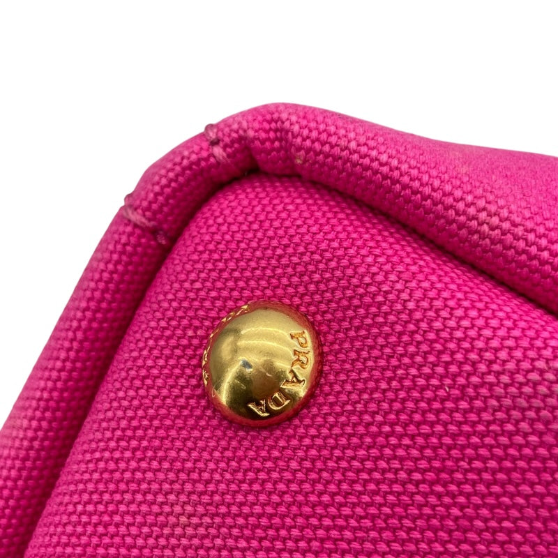 プラダ PRADA カナパXXS B2439G ピンク キャンバス レディース トートバッグ