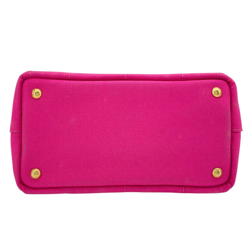 プラダ PRADA カナパXXS B2439G ピンク キャンバス レディース トートバッグ