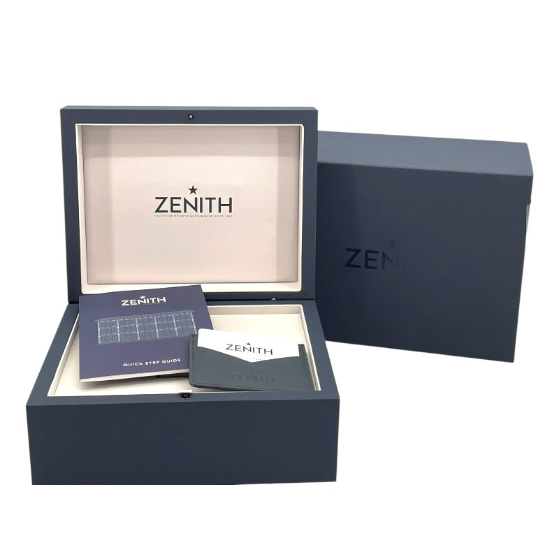 ゼニス ZENITH クロノマスタースポーツ 51.3100.3600/69.M3100 シルバー PG/SS 自動巻き メンズ 腕時計