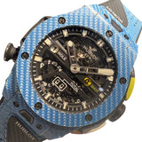 ウブロ HUBLOT ビッグ・バン ウニコ ゴルフ スカイブルー カーボン 416.YE.1120.VR カーボンファイバー/ブルーテキサリウム/ラバーベルト 自動巻き メンズ 腕時計