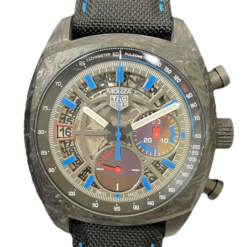 タグ・ホイヤー TAG HEUER モンツァ キャリバーホイヤー02 フライバック クロノメーター CR5090.FN6001 カーボン×チタン メンズ 腕時計