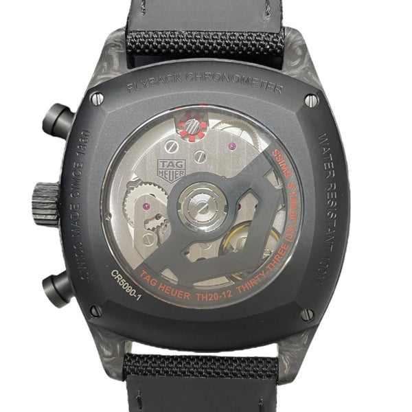 タグ・ホイヤー TAG HEUER モンツァ キャリバーホイヤー02 フライバック クロノメーター CR5090.FN6001 カーボン×チタン メンズ 腕時計