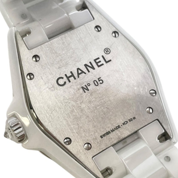 シャネル CHANEL J12 38MM ホワイトシェル H3386 セラミック メンズ 腕時計